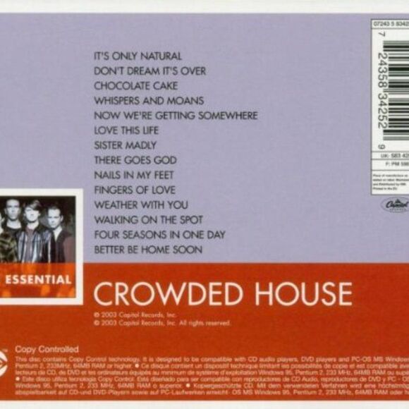 Crowded House CD Essential new sealed - Picture 2 of 2